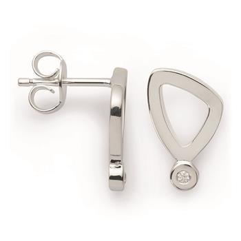 925/- Ørestikker, pol. Dia. 0,02ct W-SI, från Bastian Inverun