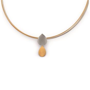 925/- Vedhæng, delvist forgyldt, mat/mat, från Bastian Inverun