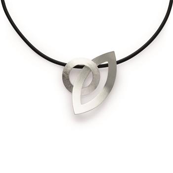 925/- Vedhæng, rhodineret, mat/mat, från Bastian Inverun