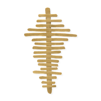 925/- vedhæng/broche, forgyldt, satinmat, från Bastian Inverun