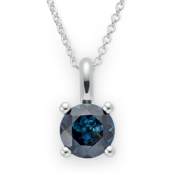 925/- Vedhæng blå topas 1,55ct. Poleret, från Bastian Inverun