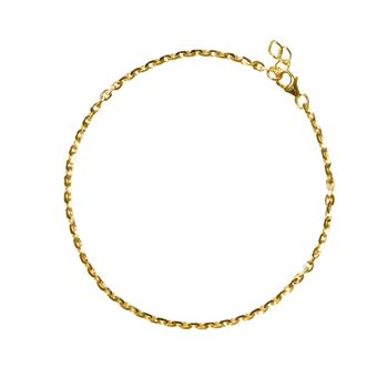 14kt armbånd & halskæde 16+1cm, från San - Links of Joy
