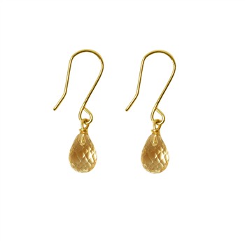 14K Earrings w.Faceted Citrine 14karat , från San - Links of Joy