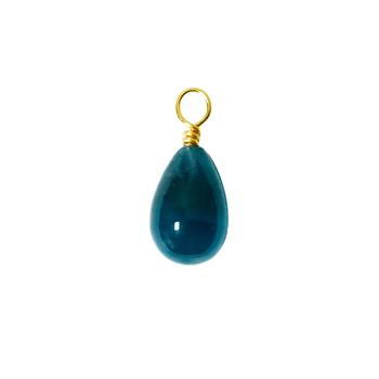 14kt vedhæng med london blue topas Vedhæng uden kæde, från San - Links of Joy