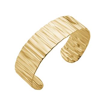 Armring stål IP gold ROCCIA, från Nordahl