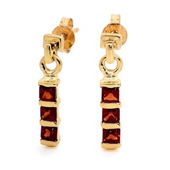 earrings with gemset, from Bee