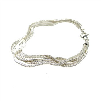 Armbånd & halskæde - 6 rk.Rævekæde - Blank 17cm, från San - Links of Joy