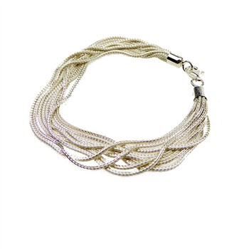 Armbånd & halskæde - 9 rk.Rævekæde - Blank 17cm, från San - Links of Joy
