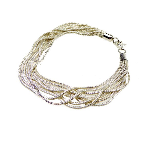 Armbånd & halskæde - 9 rk.Rævekæde - Blank 21cm, från San - Links of Joy
