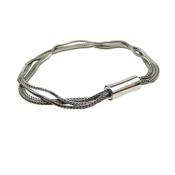 Armbånd & halskæde 4 rk. Rævekæde - Let oxyderet 17cm, från San - Links of Joy