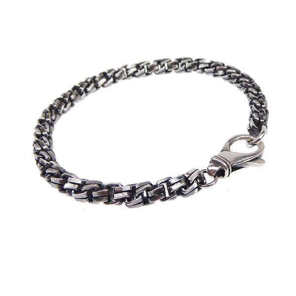 Armbånd & halskæde - Massiv/kraftig kæde -Let oxyderet-5,5mm 55cm, från San - Links of Joy