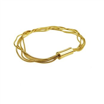 Armbånd & halskæde - 5 rk. Slange Forgyldt 16cm, från San - Links of Joy