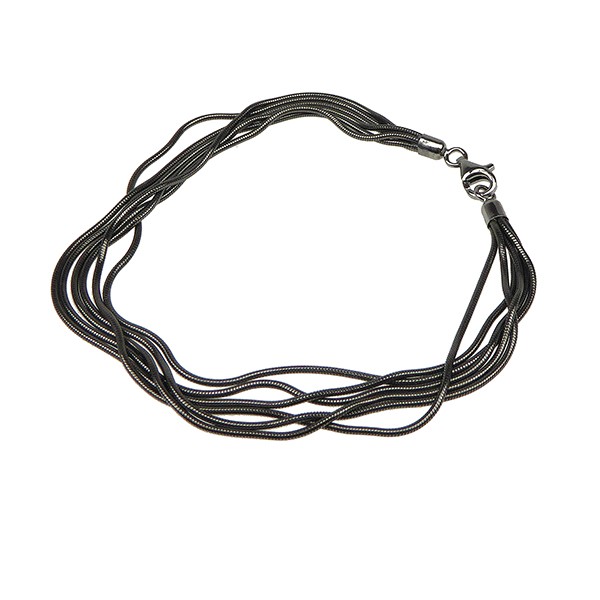 Armbånd & halskæde - 6 rk.Slange - Oxyderet 16cm, från San - Links of Joy