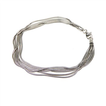 Armbånd & halskæde - 6 rk.Slange - Blank 16cm, från San - Links of Joy