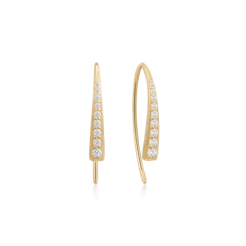 Guld ørehænger, från Støvring Design