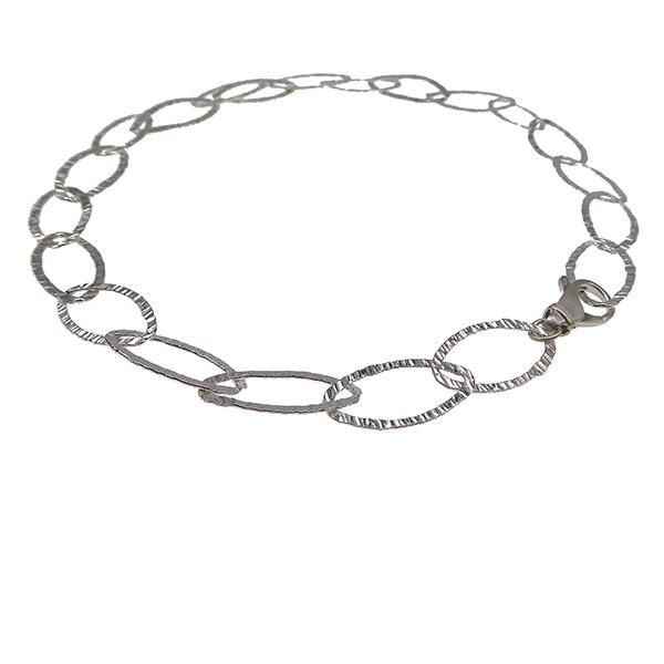 Armbånd & halskæde - Blank  21cm, från San - Links of Joy