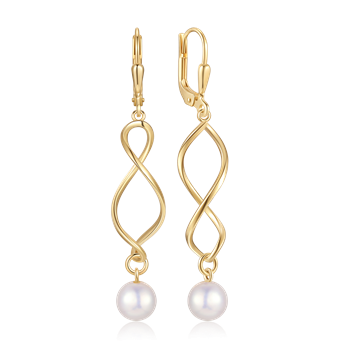 Guld ørehænger, från Støvring Design