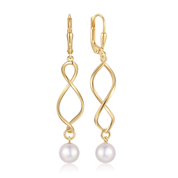 Guld ørehænger, från Støvring Design