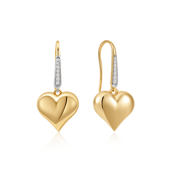 Guld ørehænger, från Støvring Design