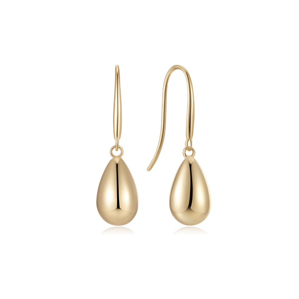 Guld ørehænger, från Støvring Design