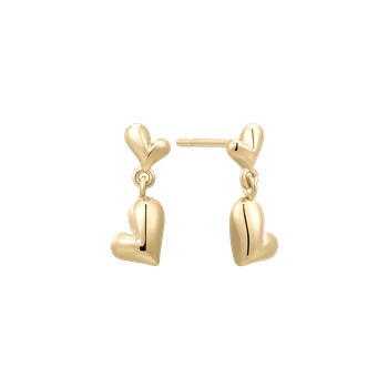 Guld ørehænger, från Støvring Design