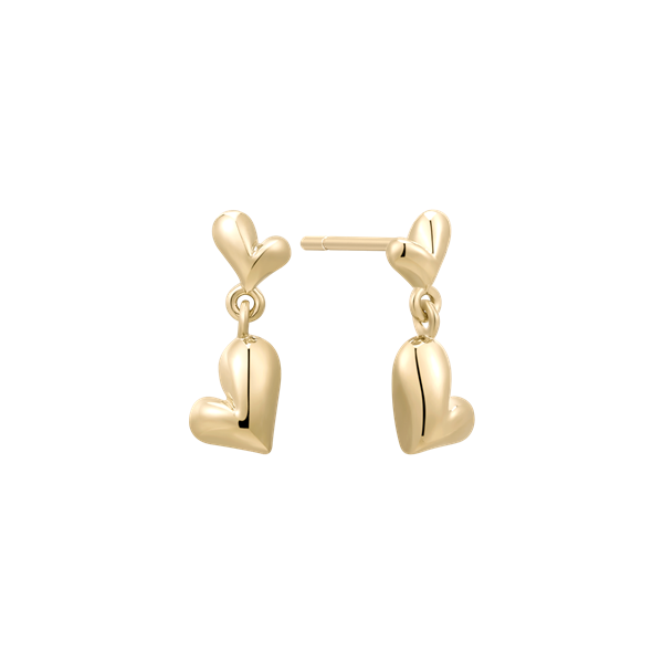 Guld ørehænger, från Støvring Design