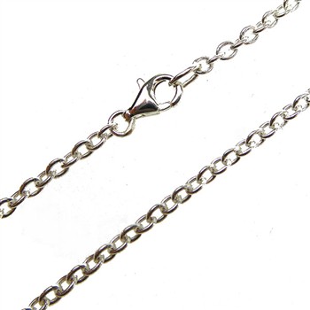 Armbånd & halskæde - Ankerkæde/Blank 0,6mm 16cm, från San - Links of Joy