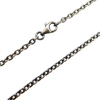 Armbånd & halskæde - Ankerkæde/Let oxyderet 0,6mm 16cm, från San - Links of Joy