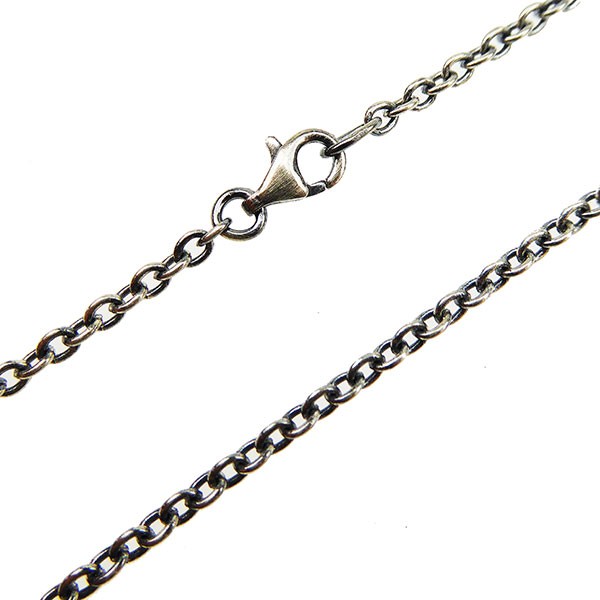 Armbånd & halskæde - Ankerkæde/Let oxyderet 0,6mm 19cm, från San - Links of Joy