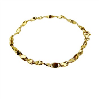 Armbånd & halskæde - Forgyldt 16cm, från San - Links of Joy