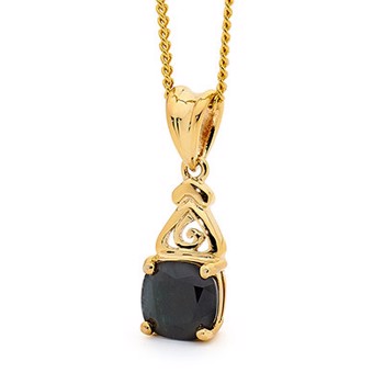 Pendant with gemset, from Bee