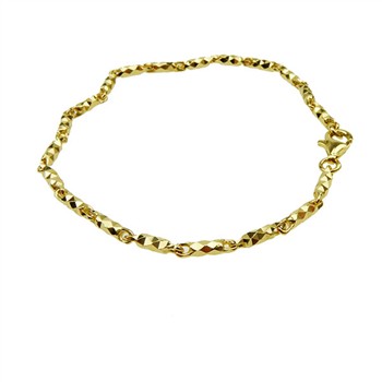 Armbånd & halskæde - 925/Forgyldt 18cm, från San - Links of Joy