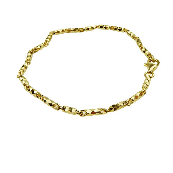 Armbånd & halskæde - 925/Forgyldt 18cm, från San - Links of Joy