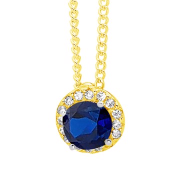 Pendant with gemset, from Bee