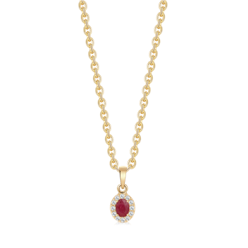 Guld halskæde, från Støvring Design