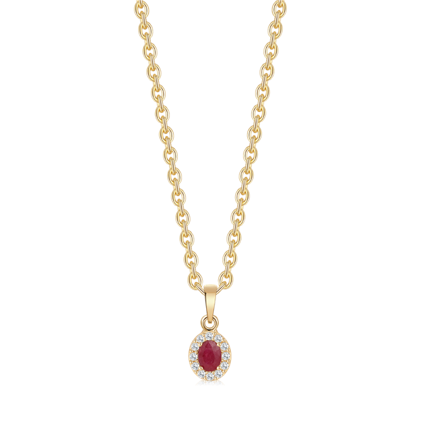 Guld halskæde, från Støvring Design