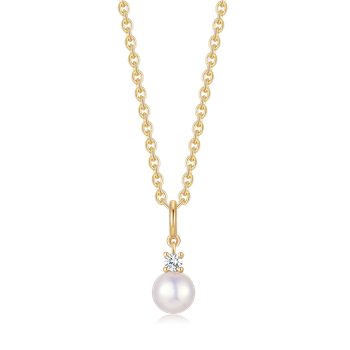 Guld halskæde, från Støvring Design