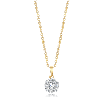 Guld halskæde, från Støvring Design