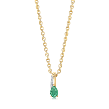 Guld halskæde, från Støvring Design