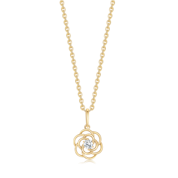 Guld halskæde, från Støvring Design