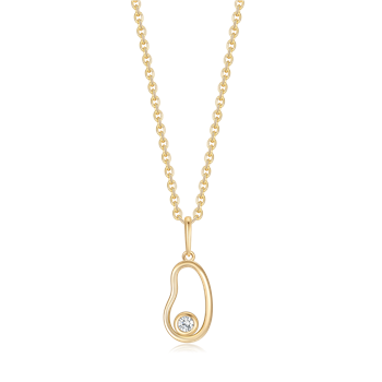 Guld halskæde, från Støvring Design