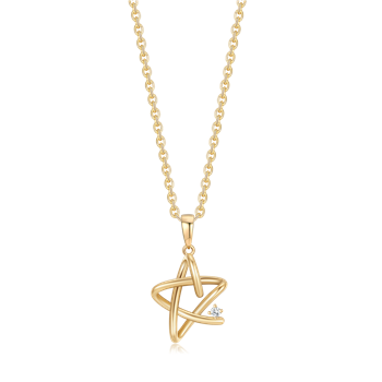 Guld halskæde, från Støvring Design