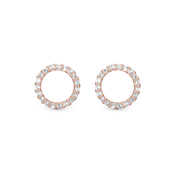 Topaz Sparkling Circle - Ørestikker , från Christina Jewelry & Watches