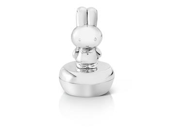 Tand-/hårlokæske Miffy, sølvfarvet (stående), från Noa Kids