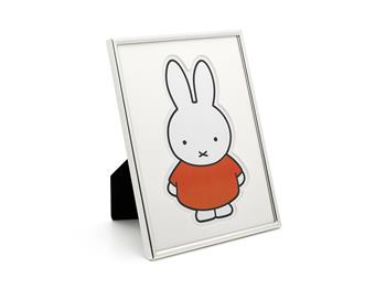 Fotoramme med Miffy 15*20 cm sølvplet, från Noa Kids