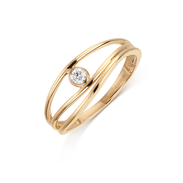 Guld ring, från Støvring Design