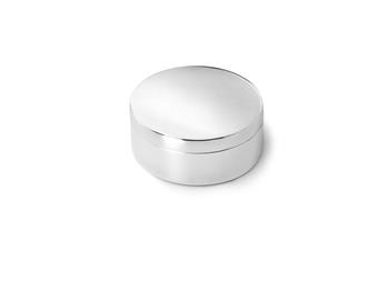 Enkel, rund æske, 42 mm, sølvfarvet, från Noa Kids
