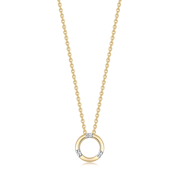 Guld halskæde, från Støvring Design