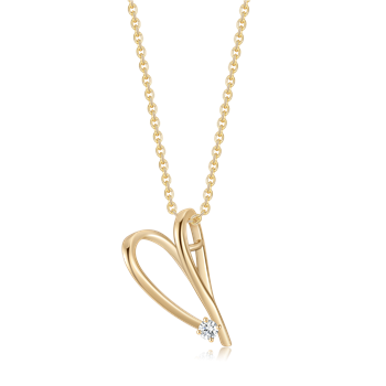 Guld halskæde, från Støvring Design