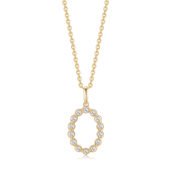 Guld halskæde, från Støvring Design